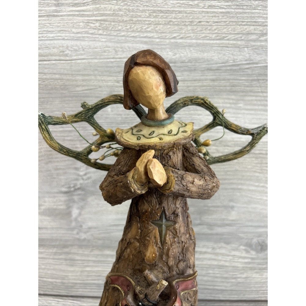 Angel with Music‎ Box plays "Silent Night" Roman Giftware A4 - Picture 3 of 9